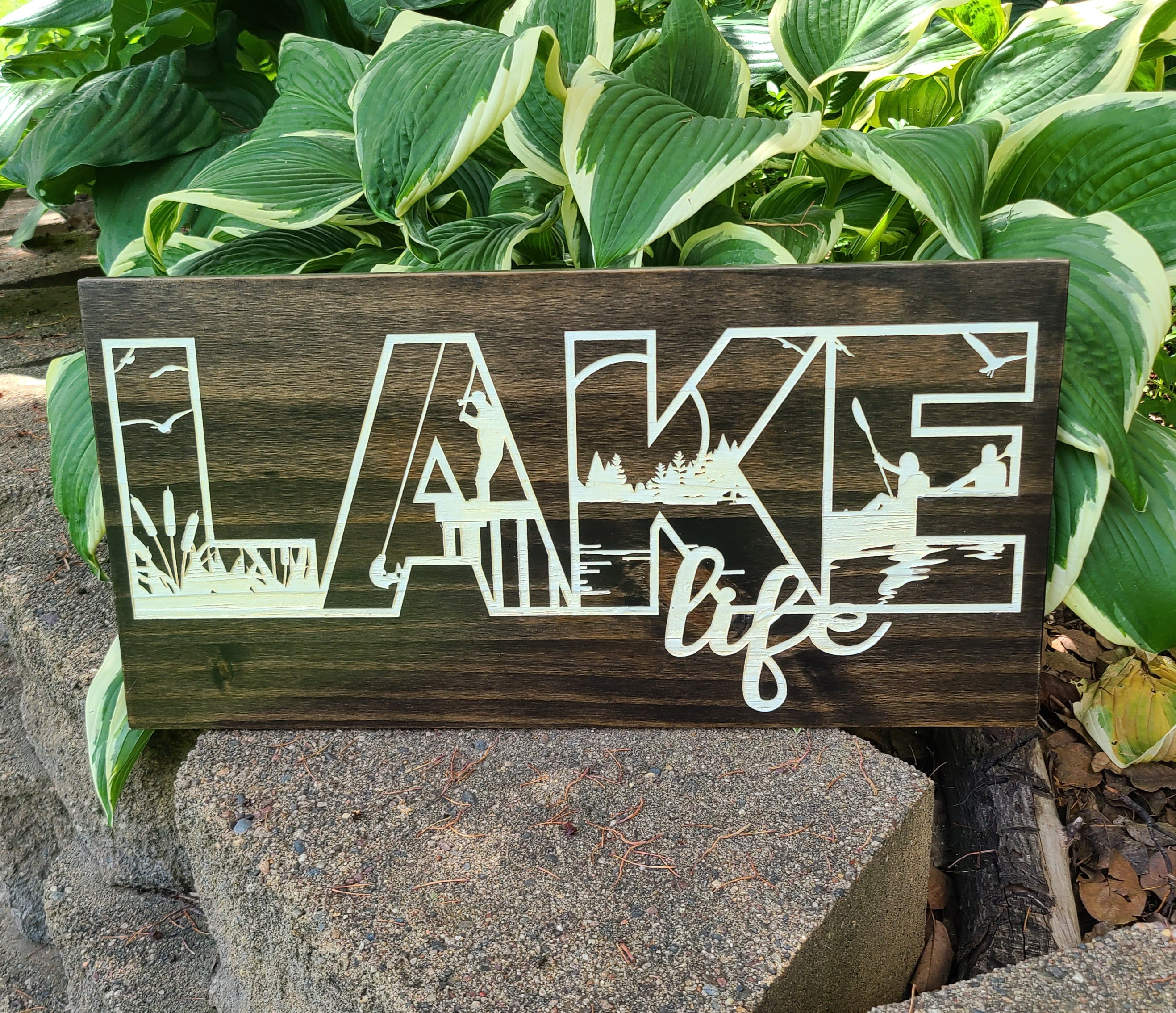 Lake Life - engraved