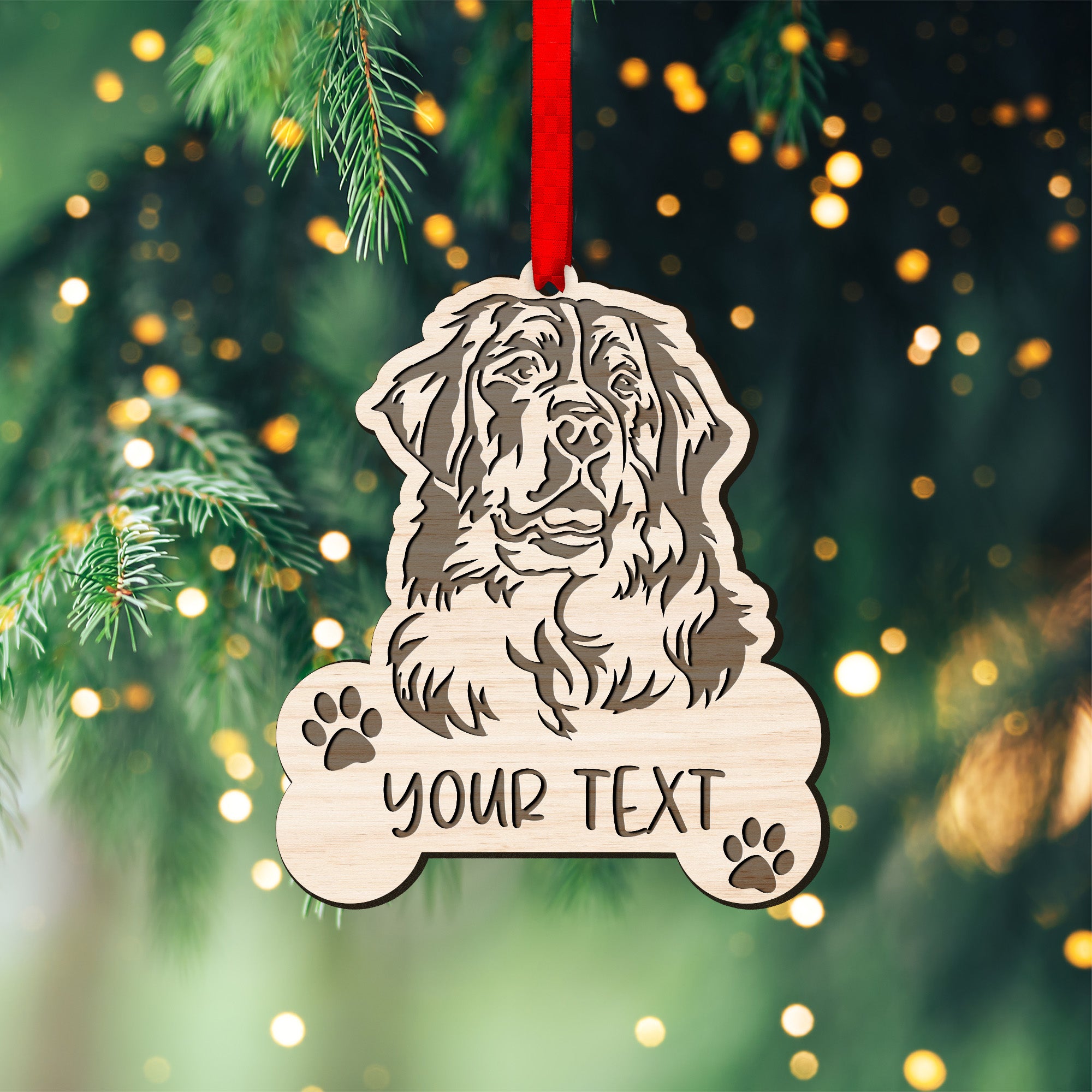 bernese mountain dog ornament