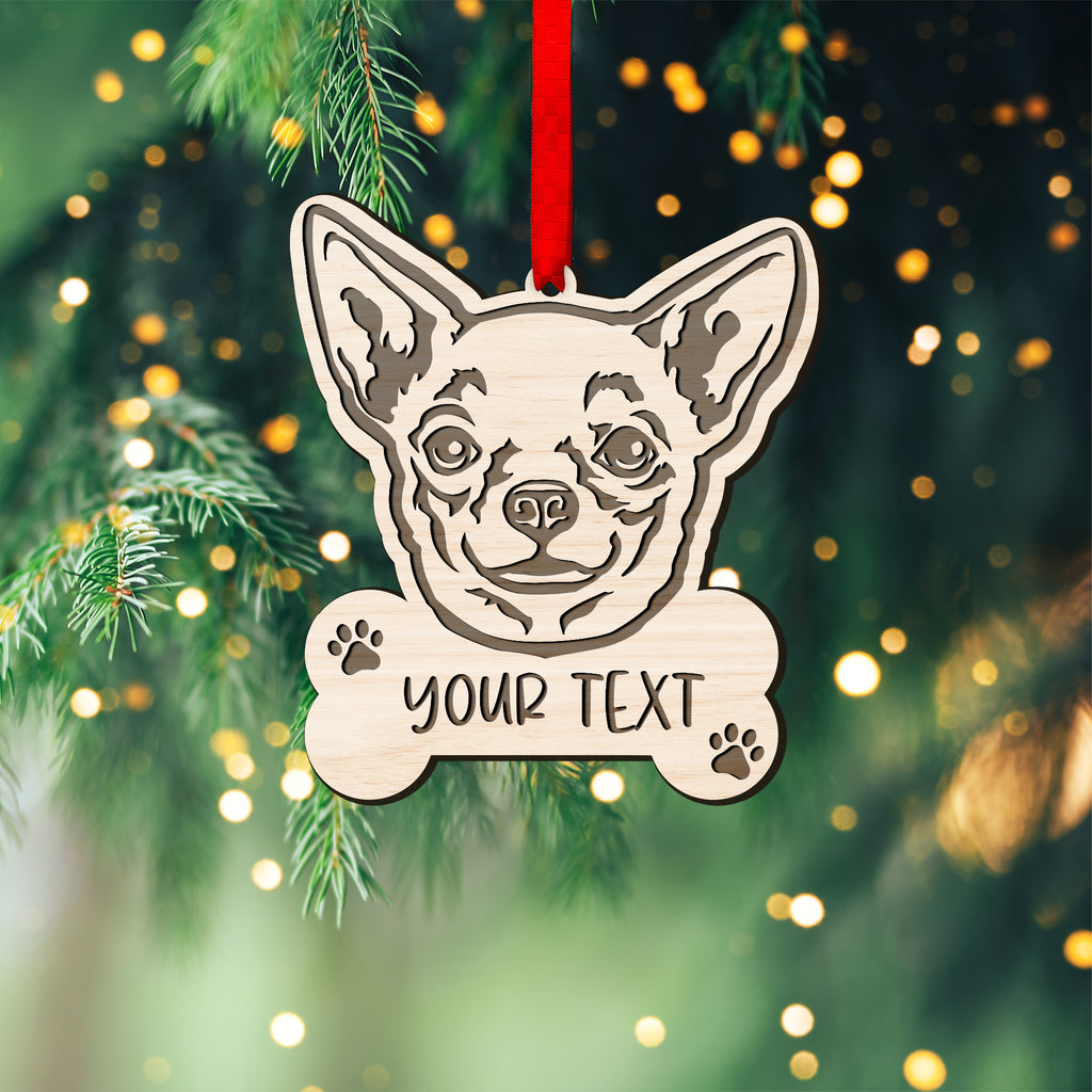 Chihuahua Customized Ornament